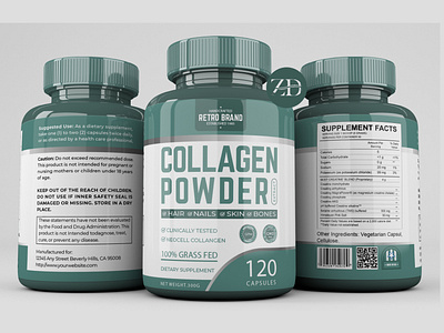 Collagen Label Design