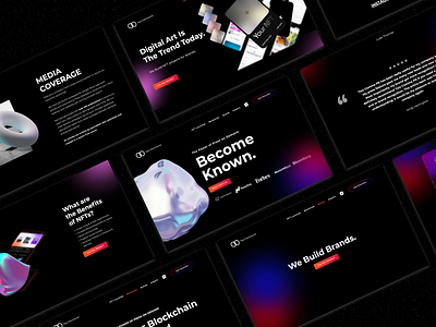 PR Company - Teaser Design branding design hero ui ux website