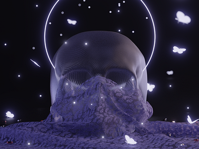 Crystal Skull 3d art 3d artist beauty blender blender3d blender3dart crystal cycles render cyclesrender design diamond diamonds gems gemstone gemstones rendered skull skull art