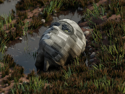 Fallen 3d art 3d artist beauty blender blender3d blender3dart cycles render cyclesrender design mask masked rendered