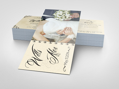 Wedding Rack Card Template card celebration ceremony design events indesign inviation mariage modern rack rsvp special