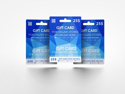 Hanging Gift Card Mock-up