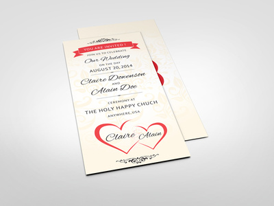 Wedding Invitation Card V7