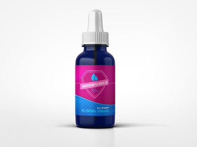Free Dropper Bottle Mock Up