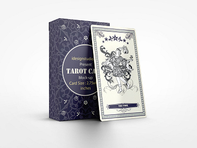 Tarot Card Mockup card deck display game mock up mockup pairs play playing cards poker tarot