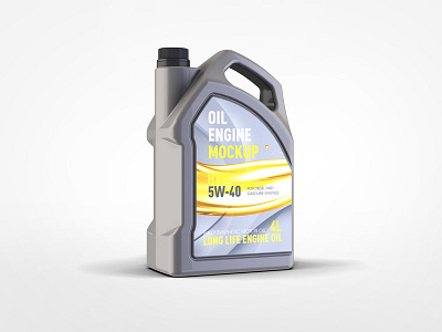 Motor Oil Gallon Mock-up