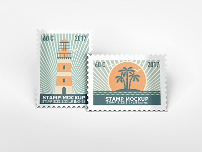 Stamps Mockup envelope mail mockup postage stamps postal postal stamp poste professional psd showcase stamp stamps mock up