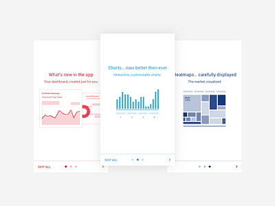 Investing App Teaser Screens