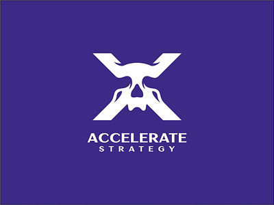 accelerate strategy company company logo computer games skull skull logo software tech technology wisky