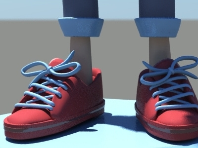 Shoe detail 3d 3d modeling stylized