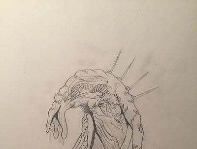 Slimy thing from popular game illustration warframe