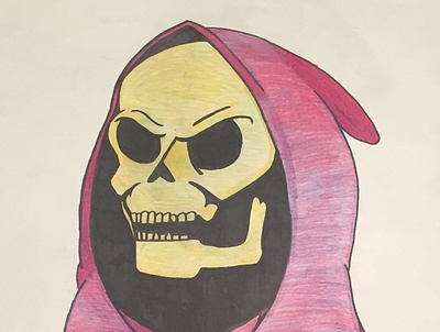 Table series 3 illustration skeletor