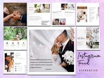 Instagram Feed - Wedding Planner by Majucreative on Dribbble