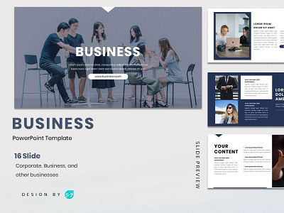 Powerpoint Template - Business branding design graphicdesign instagram template presentation presentation design presentation template