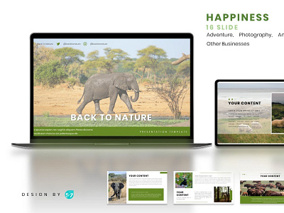 Powerpoint Template - Back To Nature