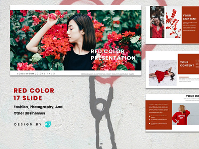 Powerpoint Template - Red Color