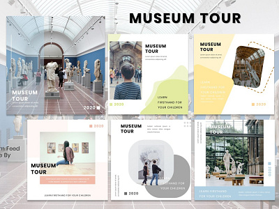 Instagram Feed Template - Museum