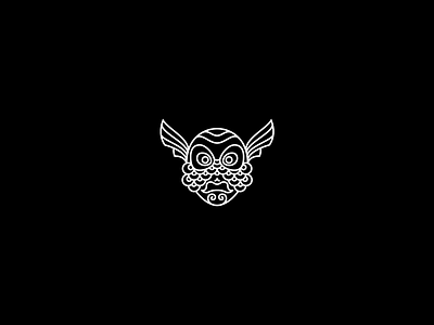 Logomark Design #15 art black branding design elf fish flat hatboi icon illustrator lineart logo mask minimal traditional underwater vector