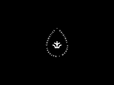Logomark Design #18 art black branding cosmetic crown design dropdown flat herbal icon illustrator logo minimal natural original tree vector water