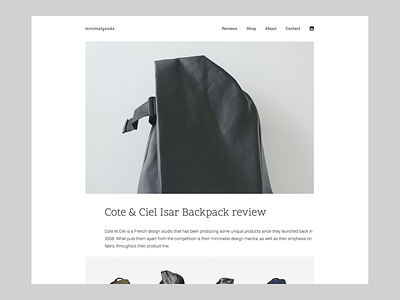 minimalgoods redesign amazon minimal product reviews shop web