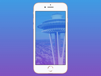 Space Needle background app button ios iphone principle seattle space needle video