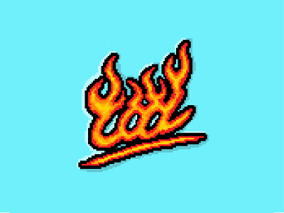 COOL cute fire fireart pixel pixel art pixel perfect pixelart pixels pixeltyphography typogaphy