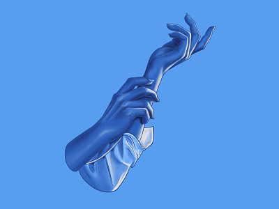 Hands art beauty blue color digital art hand hands illustration ipad ligt new photoshop art procreate realism realistic sketch stylized warm