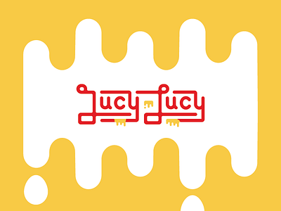 Jucy Lucy design jucy lucy minneapolis minnesota type typography wordmark