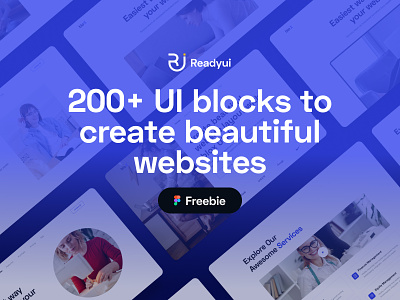 Download 200+ UI blocks Figma File Free