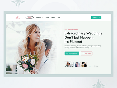 Wedding Planner UI Exploration