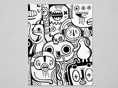 Inktober art doodles inktober monsters sharpie street