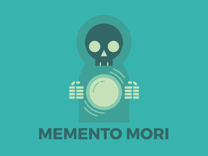 Memento Mori death fortune future grim halloween reaper skull spooky