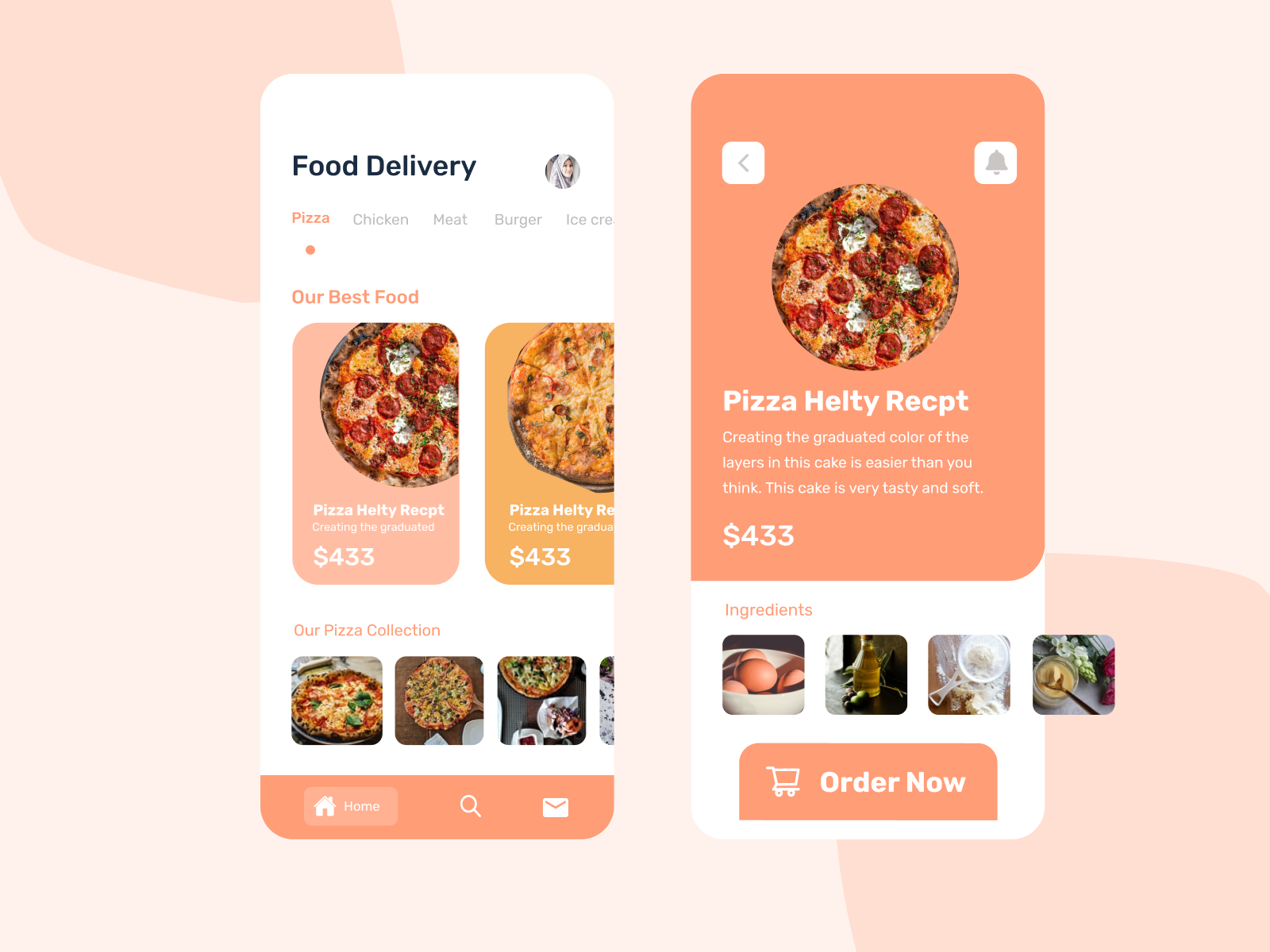 Food Delivery by Zains 3D on Dribbble