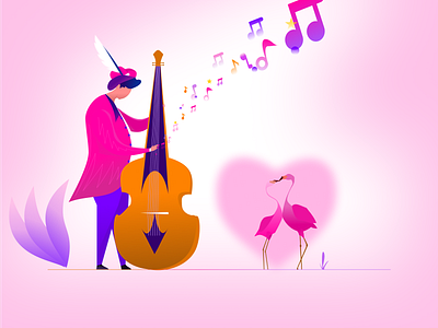 Fun Life With Music design fun illustration music