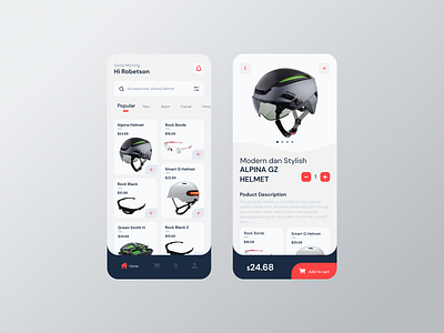 HI Robetson app branding decorative design logo mobile shopping ui ux web