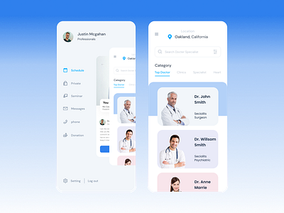 Medical Specialist app design medical mobile specialist ui ux