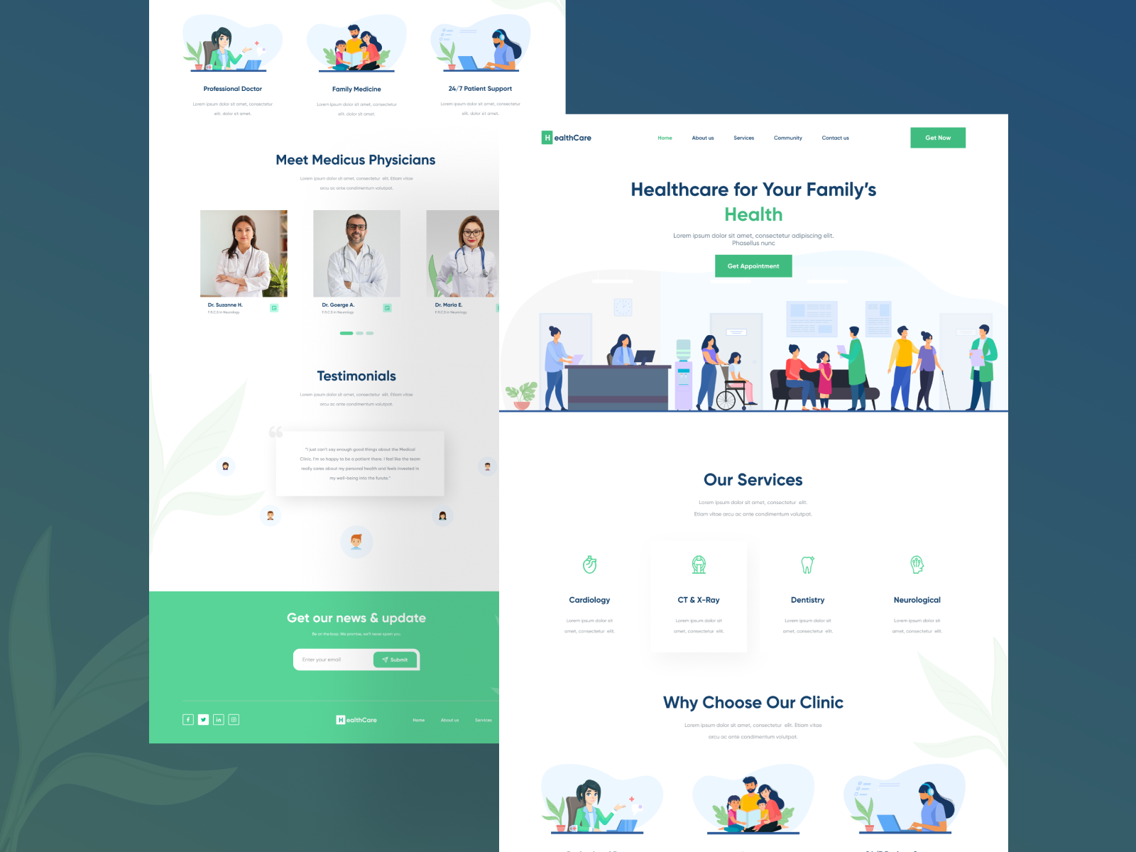 Healthcare Landing Page by Md Forhad Alam for Troikagency - UX/UI ...