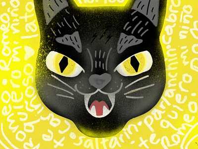 Gato Romeo🖤 illustration