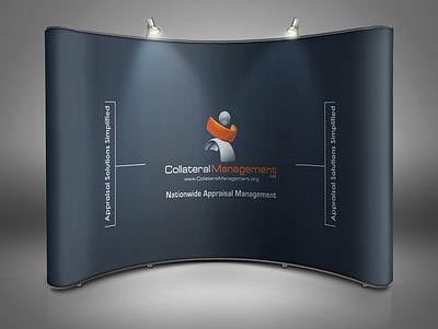 Booth 1 advertisement branding design tradeshow