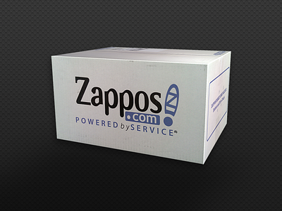 3D Zappos Box 3d amazon box fire maya zappos
