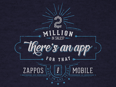 $2m Zappos Mobile Shirt mobile shirt zappos