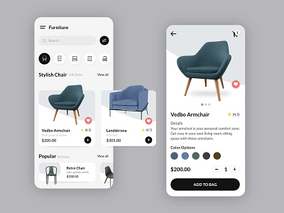 Furniture App Design