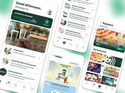 REDESIGN: Starbucks ID coffee design figma mobile app ui