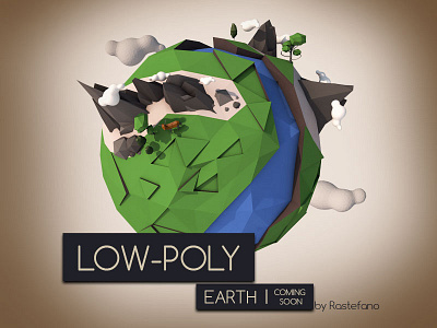 Low-Poly Earth Planet