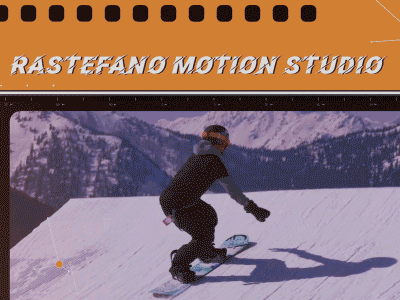Rastefano Motion Studio Loop #2 adobe aftereffects animation art bike cycling design extreme illustration motion design motiongraphics mountain bike snowboard sport winter