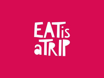 Eat is a Trip blog brand eat icon logo trip