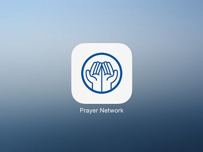 Prayer Network iOS icon app hands icon ios network prayer
