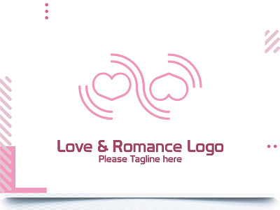 Love & Romance Logo day decoration design graphic heart illustration logo love marriage pink romance romantic shape sign symbol valentine vector wedding