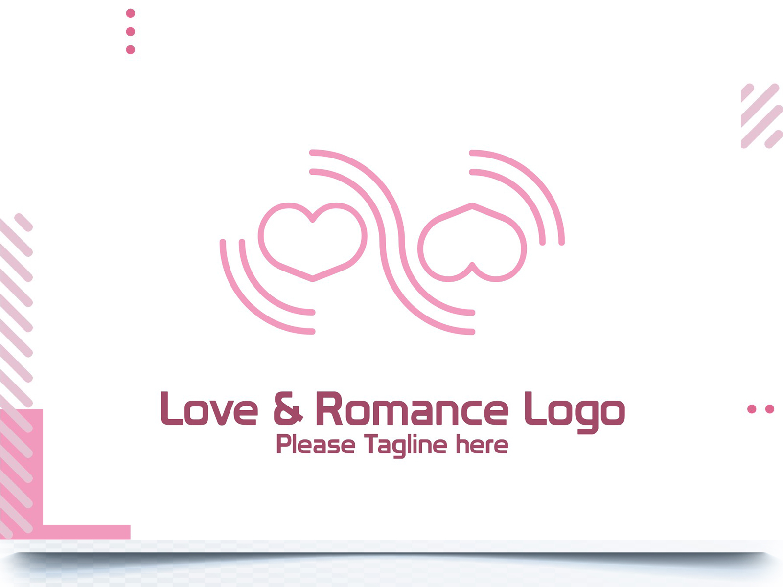Download Free Love Romance Logo By Ferdinand Ak On Dribbble PSD Mockup Template