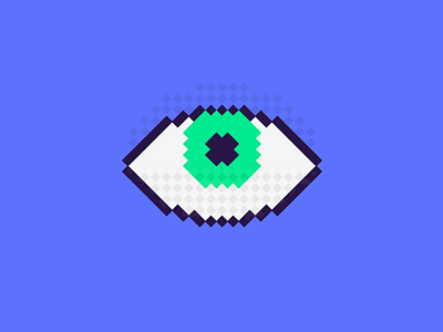 Diamond Pixel Icon ~ Support 8 bit diamond pixels eye icon ideas illustration love agency pixel